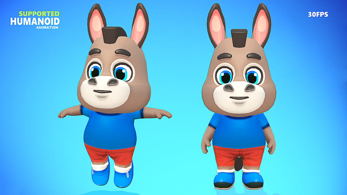 Donkey Mule Animated