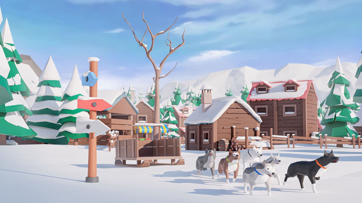 Arctic - Low Poly 3D Models Pack