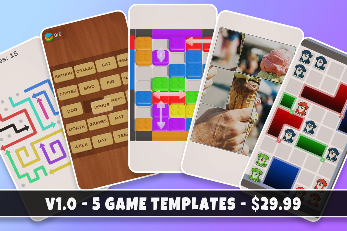 HyperCasual Game Engine - Mobile Puzzle Templates