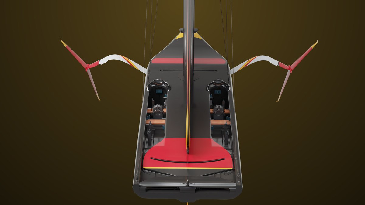 Yacht Hydrofoil Sailing Boats HDRP URP Textures