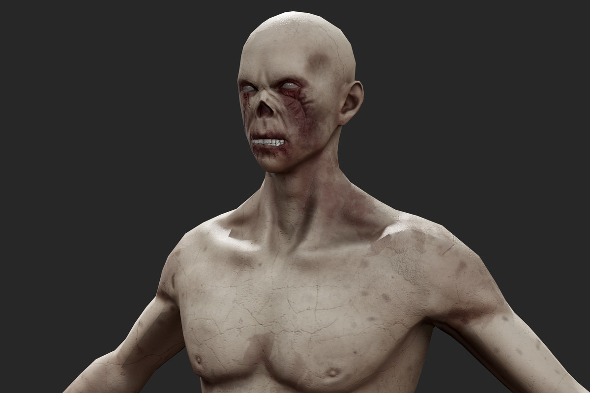 3D Zombie Undead Character