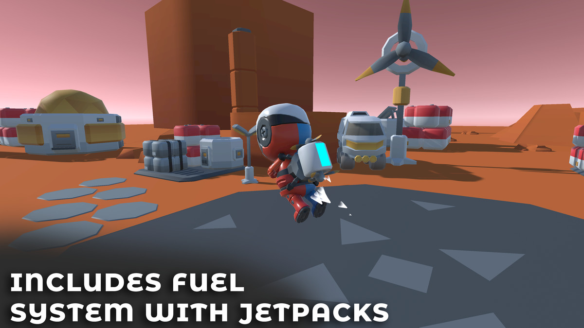 Astronaut Controller | Physics based Sci Fi/Space/Planet Exploration Template