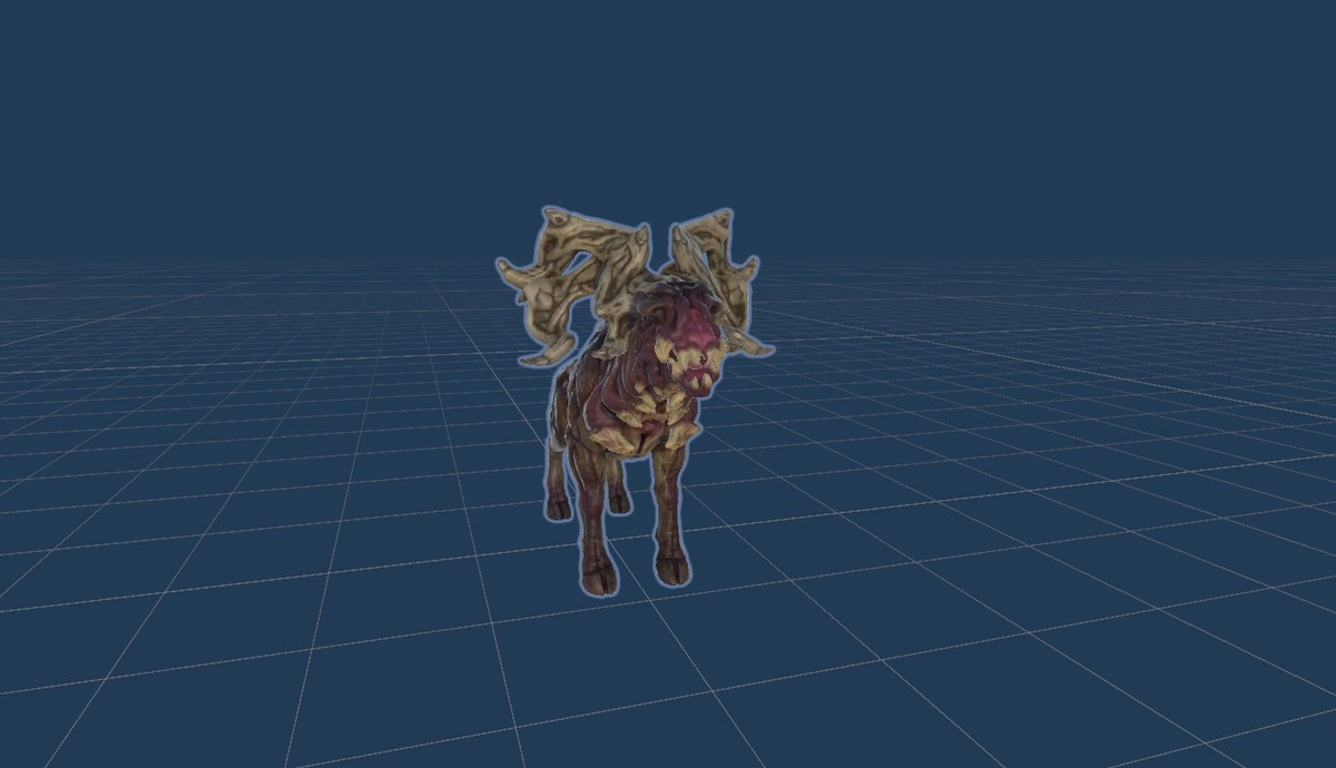 Bonehorn deer