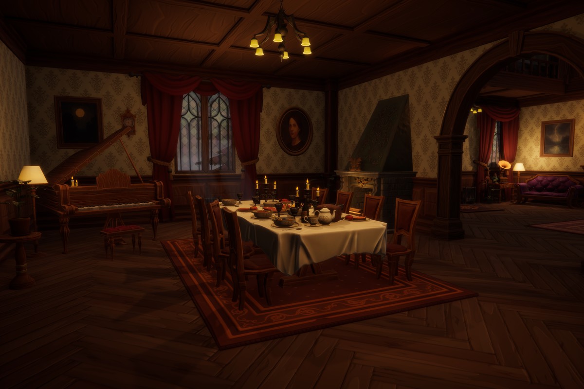 Stylized Victorian Mansion