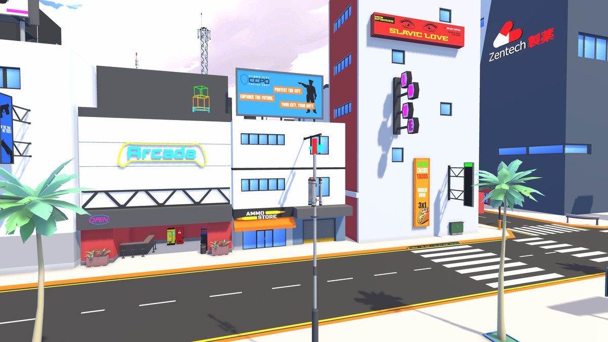 LowPoly Cyberpunk City