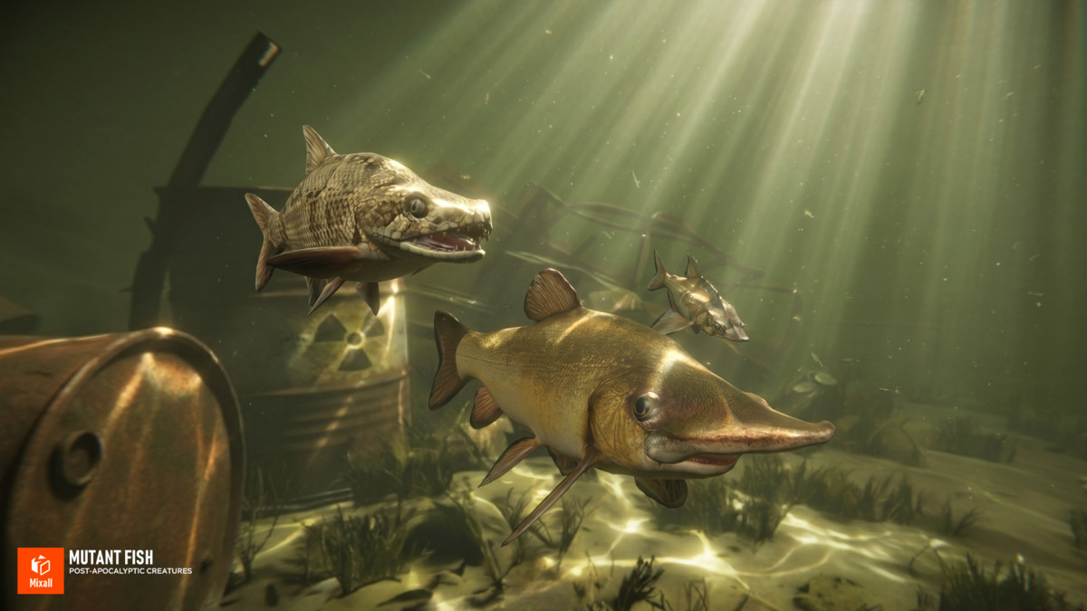 Mutant Fish - Post‑Apocalyptic Creatures