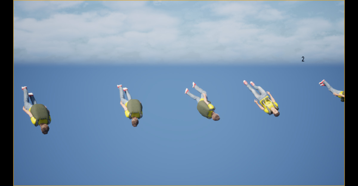 Parachute & Skydive Animation