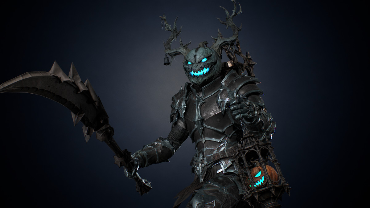 Pumpkin Reaper – Dark Fantasy Halloween Character