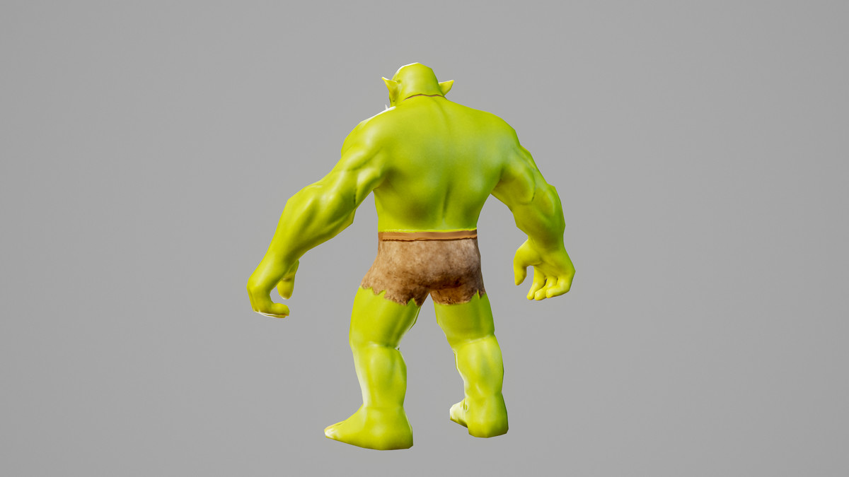 Orc shaman modular character