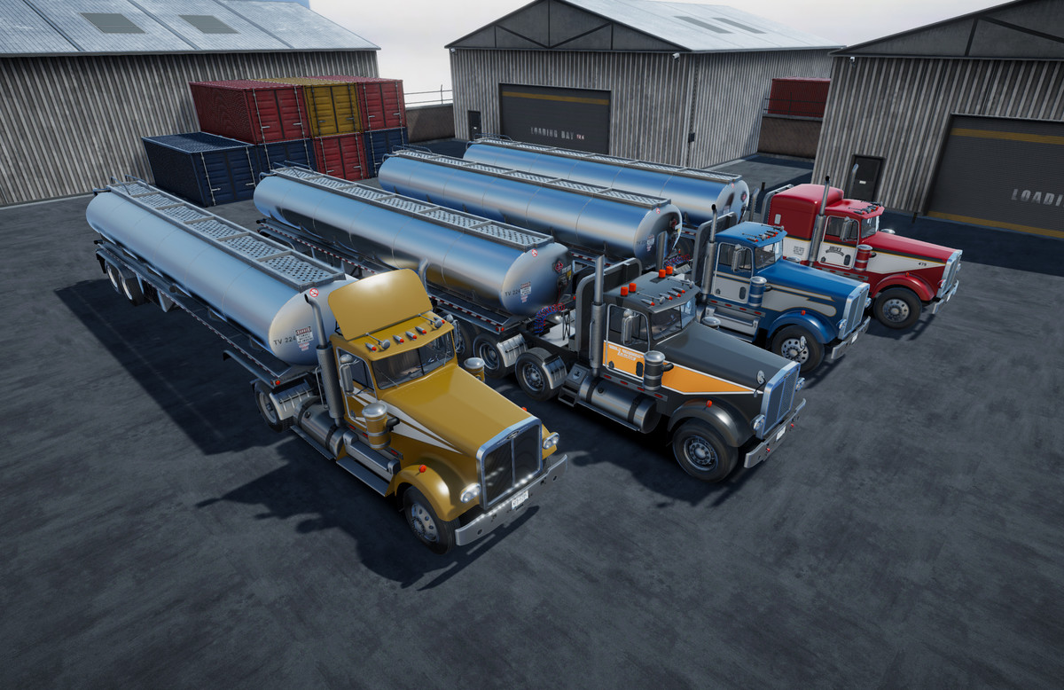 80s Semitruck Tanker