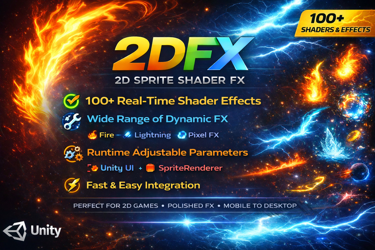 2DFX – 2D Sprite Shader FX (URP & Built-in)