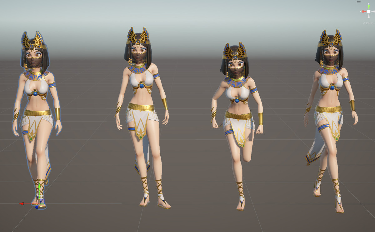 HQ Egyptian Queen(well-proportioned figure)-Animation
