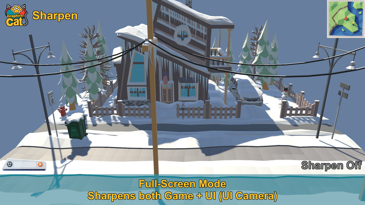 Sharpen - URP Screen Sharpening