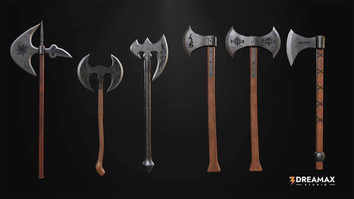 Medieval Axes – Realistic Weapon Pack Vol. 1