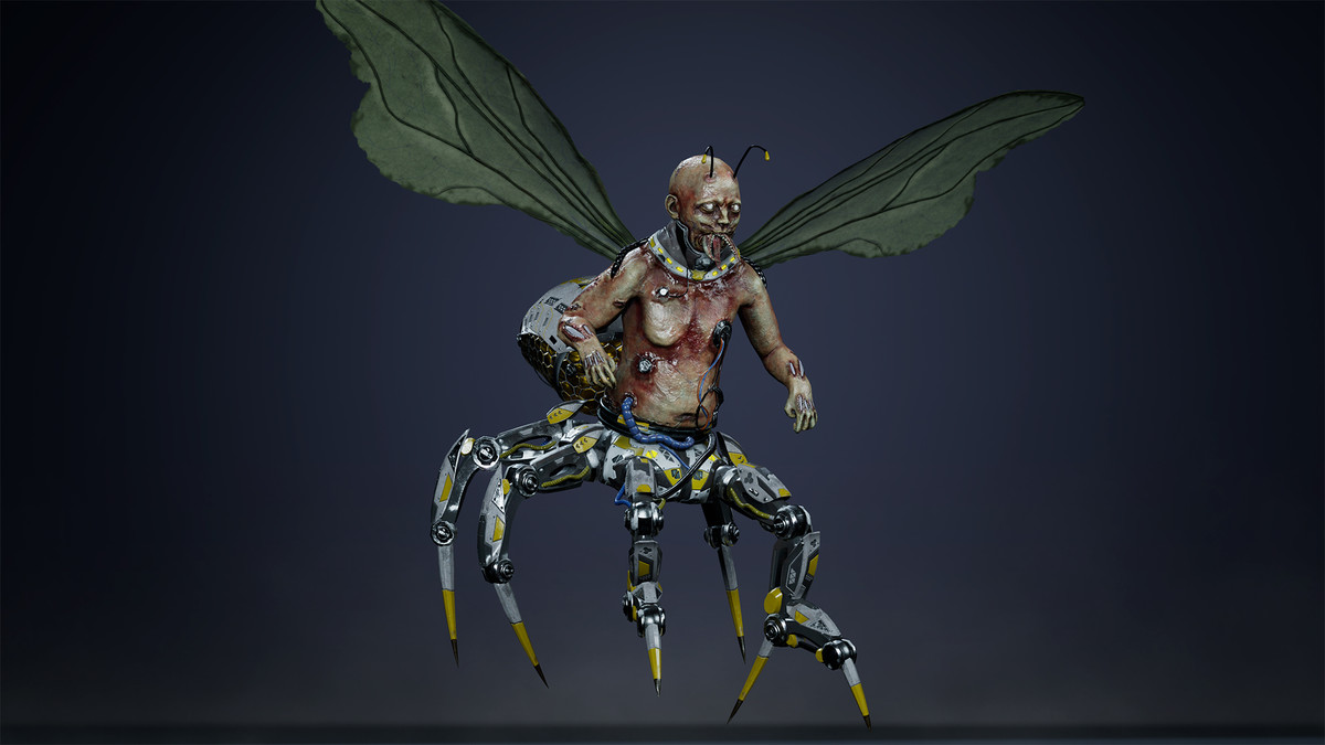 Fantasy Cyborg Mosquito