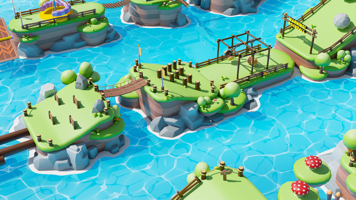 Platformer Deathrun - Low Poly 3D Models Pack