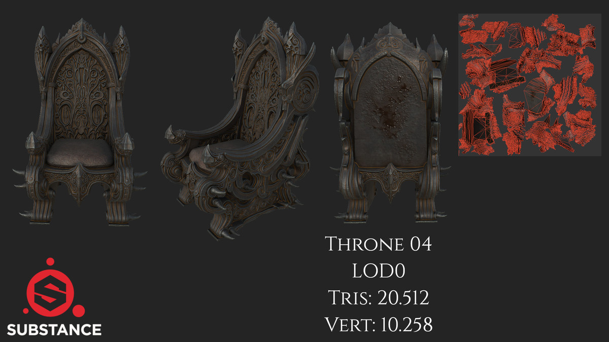 6 Dark Fantasy Thrones