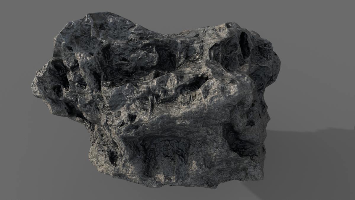 Mushroom shore rocks volume one Photogrammetry PBR 4K