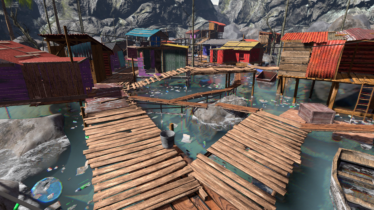 South Pacific Island - Map