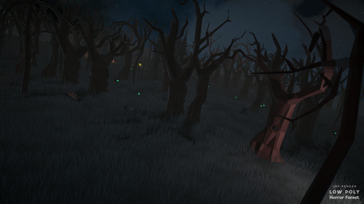 Low Poly Horror Forest