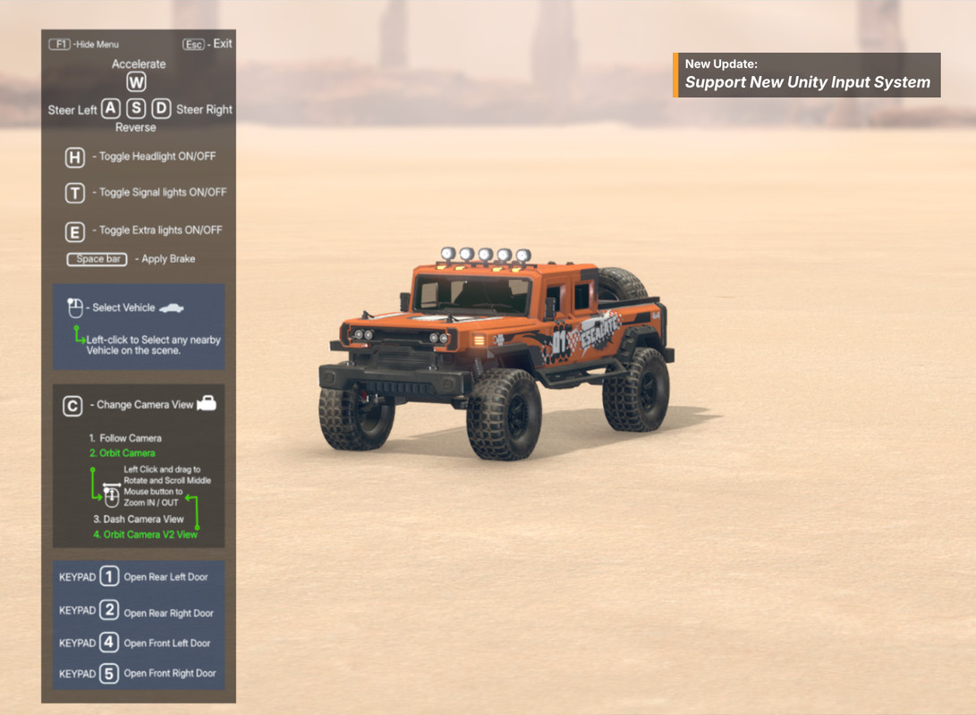Off Road Vehicle Pack + Car Controller Script