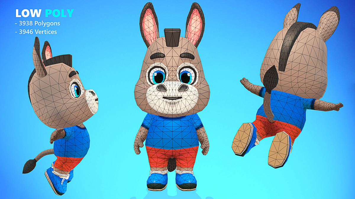Donkey Mule Animated