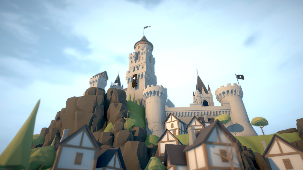 Templar Castle - Low Poly
