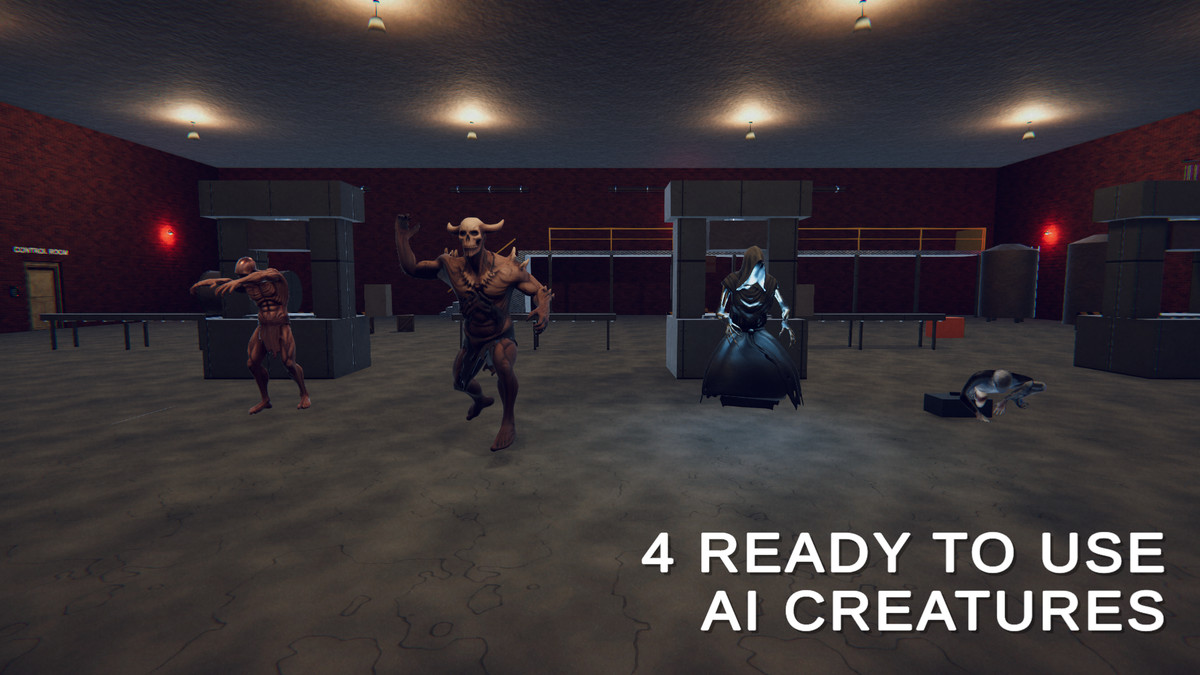 Co-op Horror Survival System – Easy Multiplayer Template
