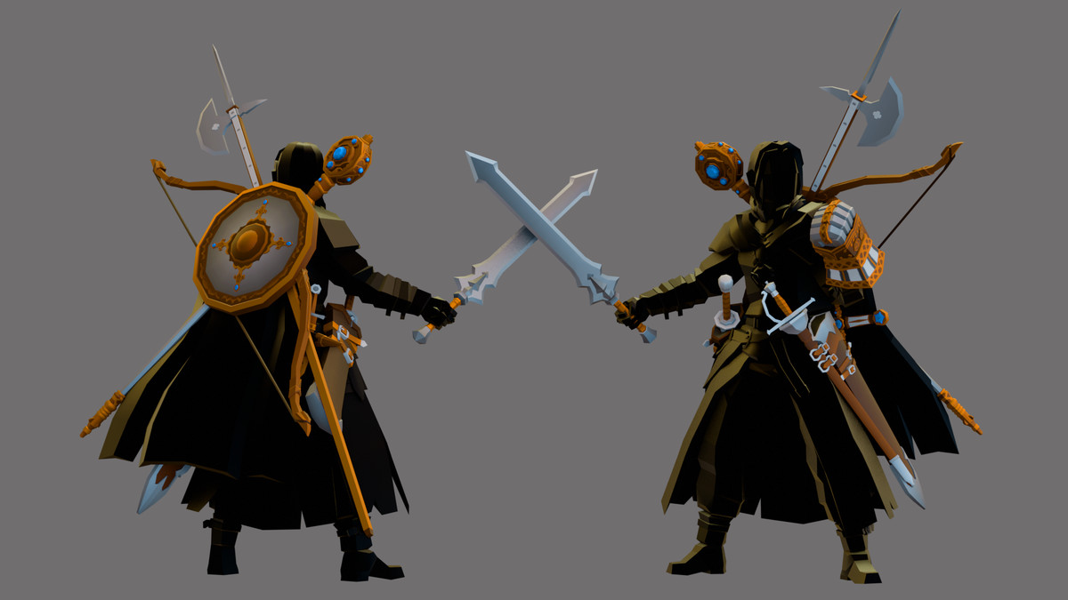 Low-Poly Medieval Fantasy - Advanced Weapons
