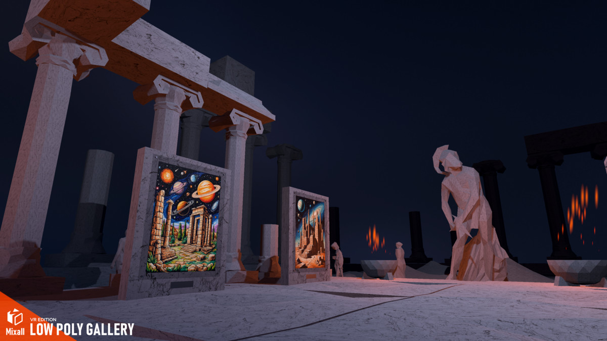 Low Poly Gallery - VR edition