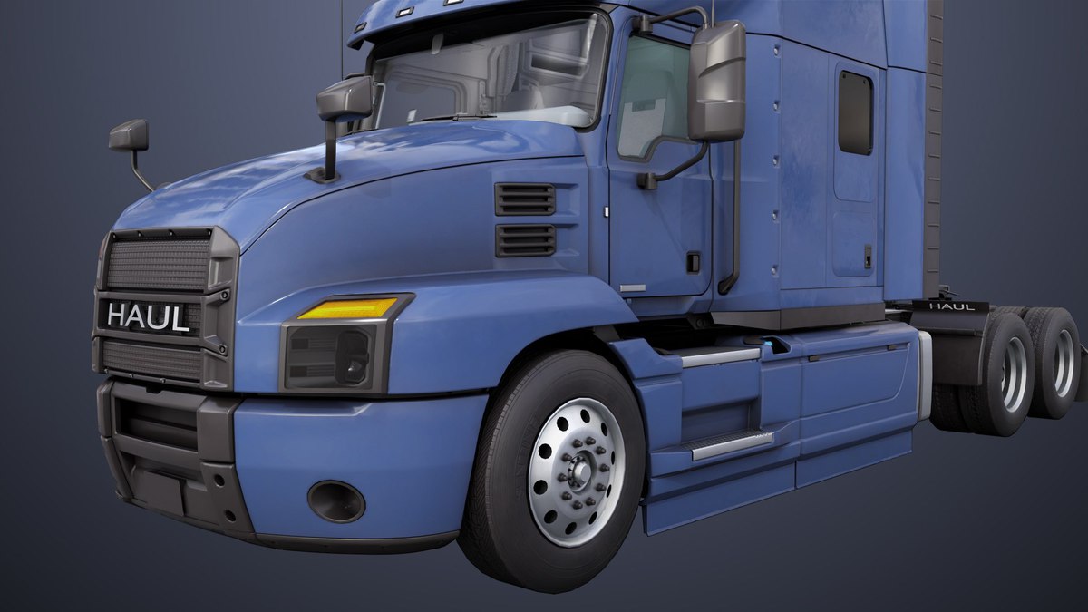 Heavy Truck Blue Chassis 05 URP HDRP Textures
