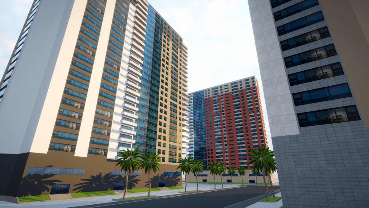 Mobile City - 50 Unique Buildings - 150 variants
