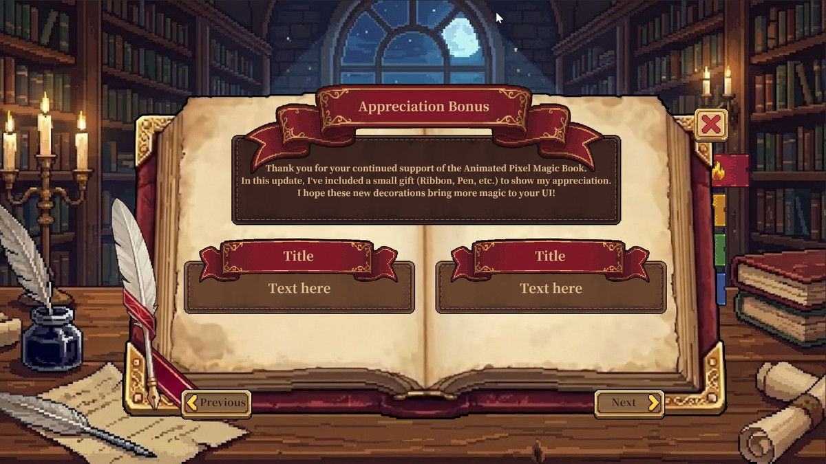 Pixel RPG UI Mega Pack: 4-in-1 Ultimate Bundle