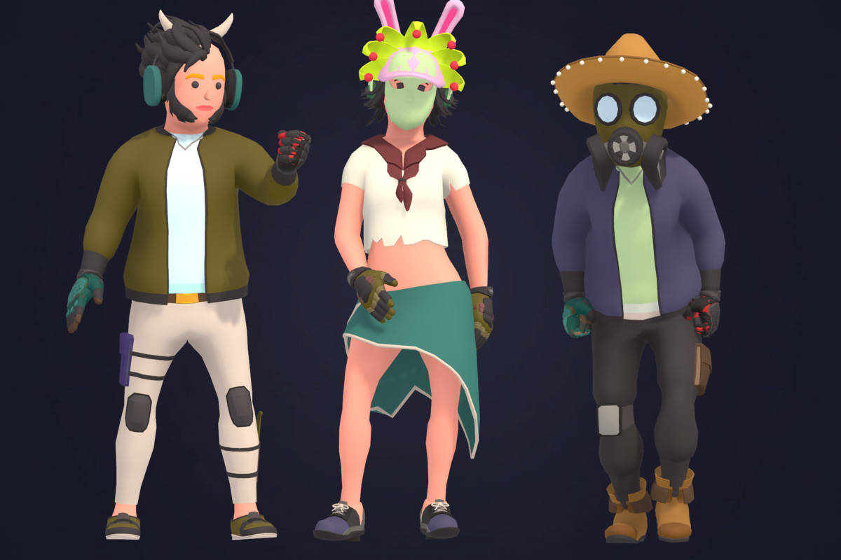 Customizable 3D Battle Royale Characters Pack Vol 2