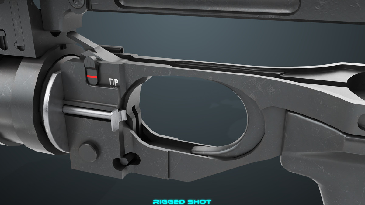 Grenade Launcher 03 Standalone Black URP HDRP Textures
