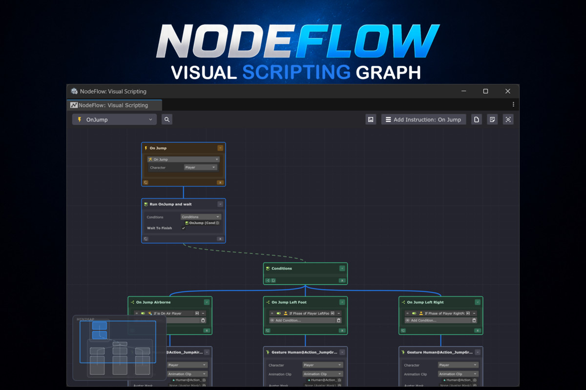 NodeFlow Visual Scripting | Game Creator 2