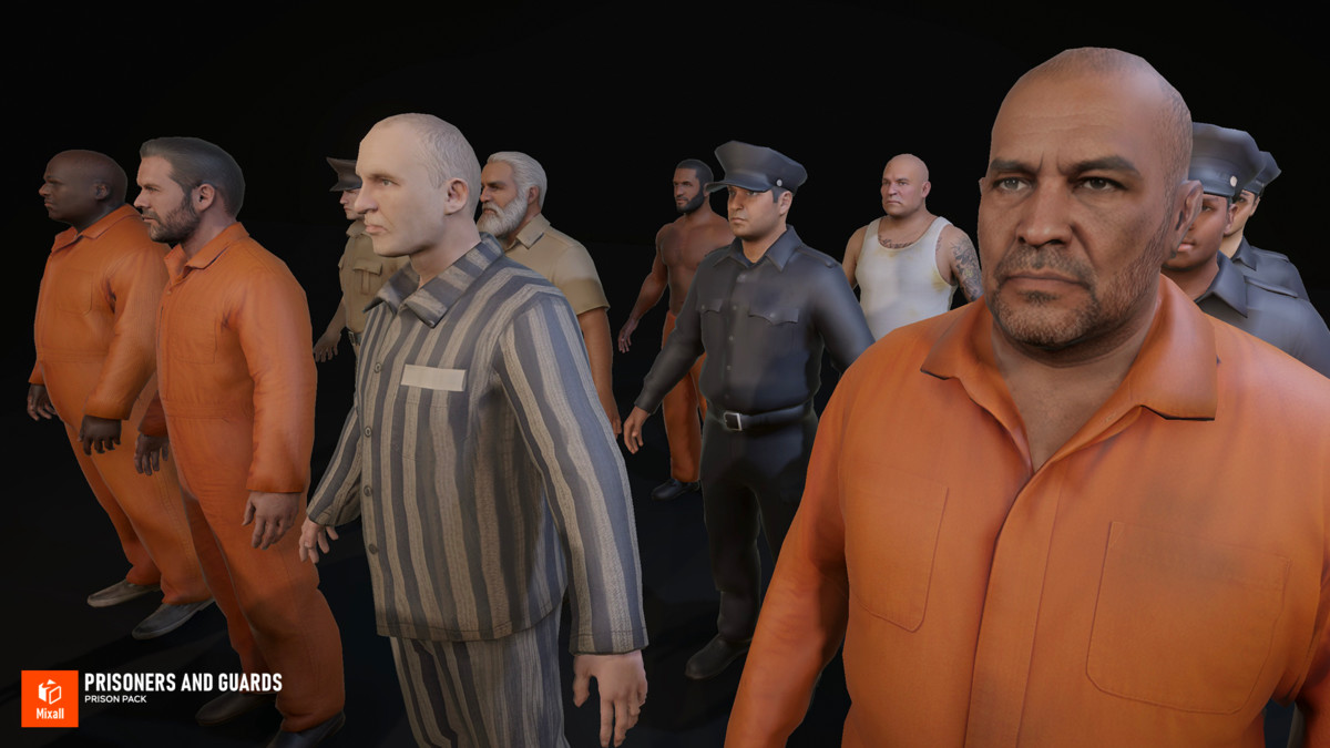 Prisoners and guards - Prison pack