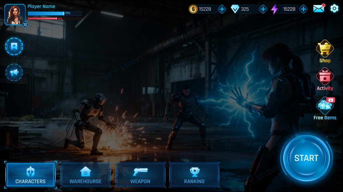 Super Sci-Fi Complete UI Pack(+PSD)