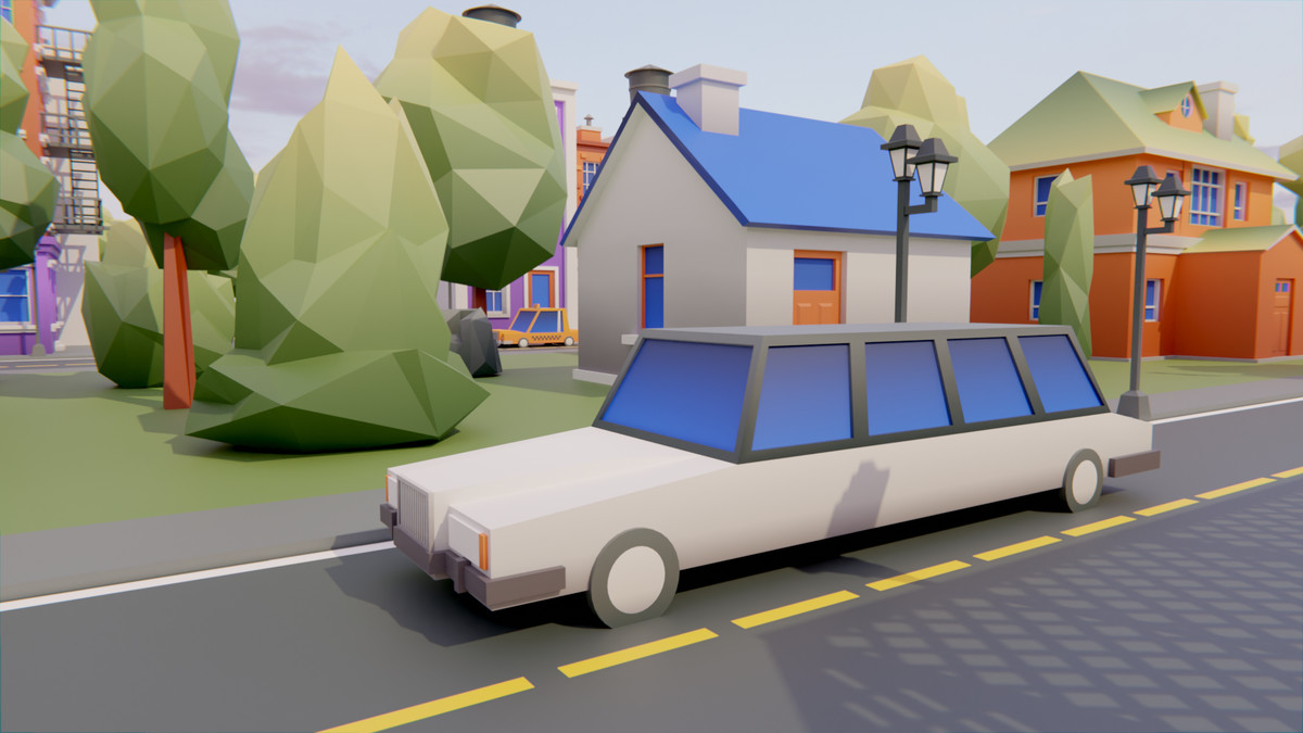 Low Poly Town by IGS
