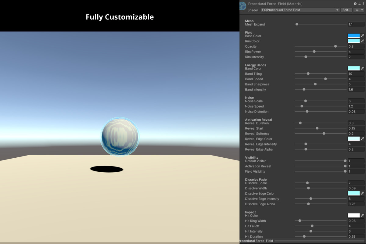 Procedural Force-Field