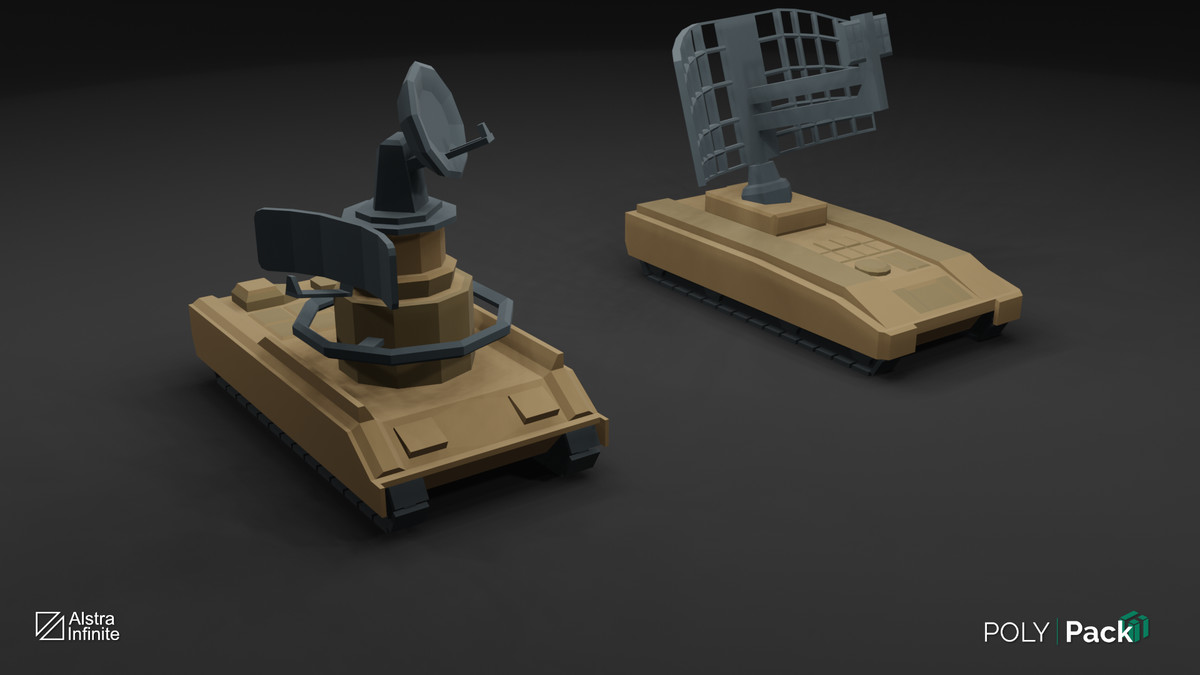Military Vehicles - PolyPack - Low Poly Assets