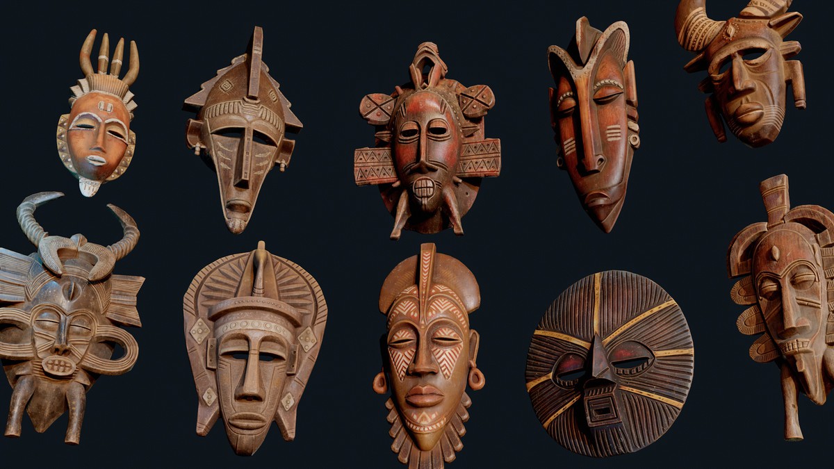 African Decor Masks