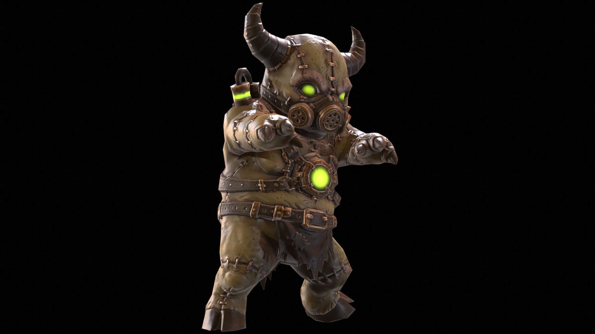 Chibi Necro Zombie Bull