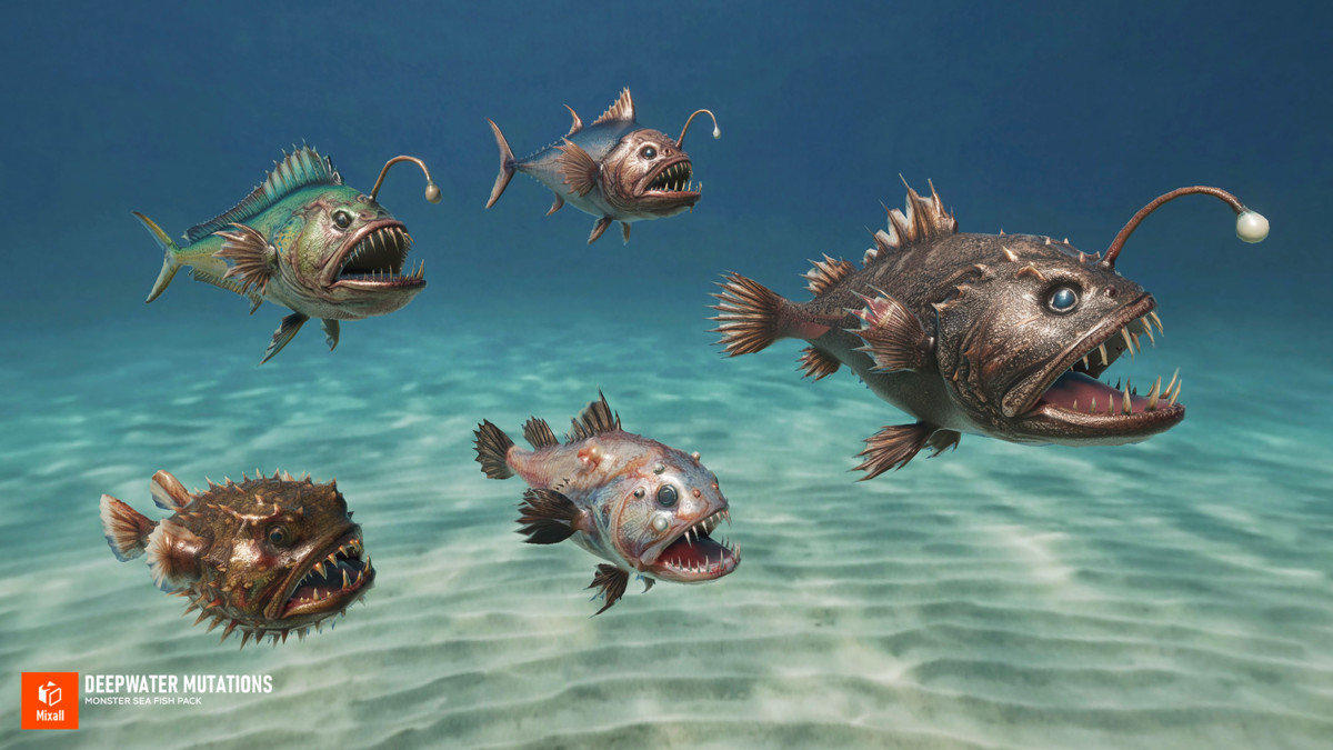 Deepwater Mutations - Monster Sea Fish Pack