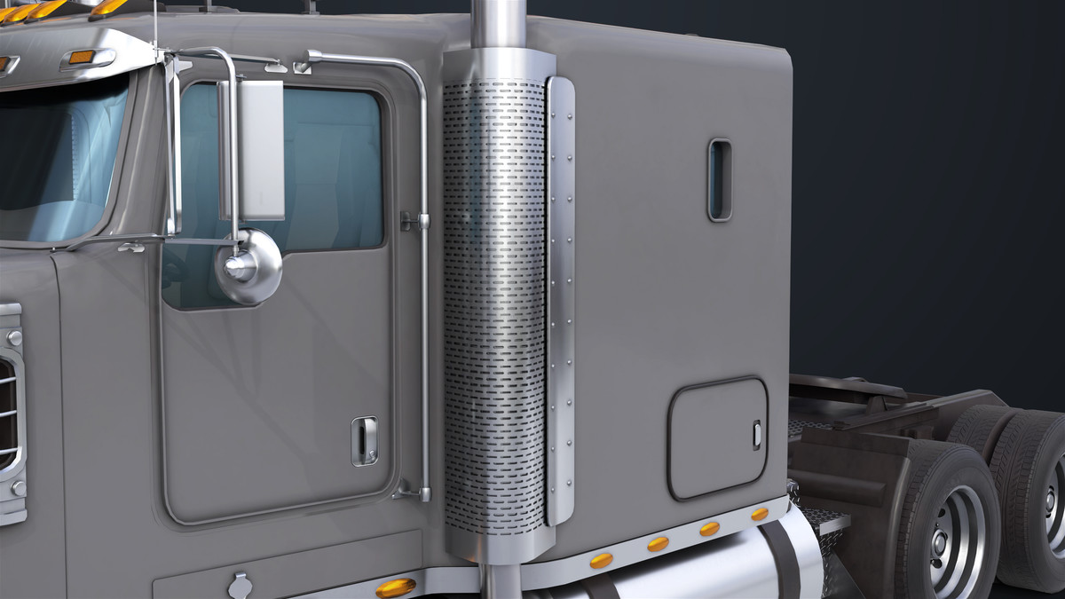 Heavy Truck Chassis 07 Generic Grey URP HDRP Textures