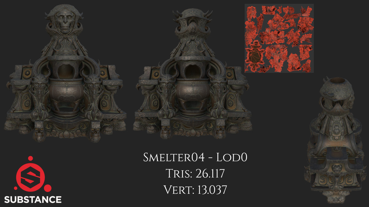5 Dark Fantasy Smelters / Furnace / Kiln