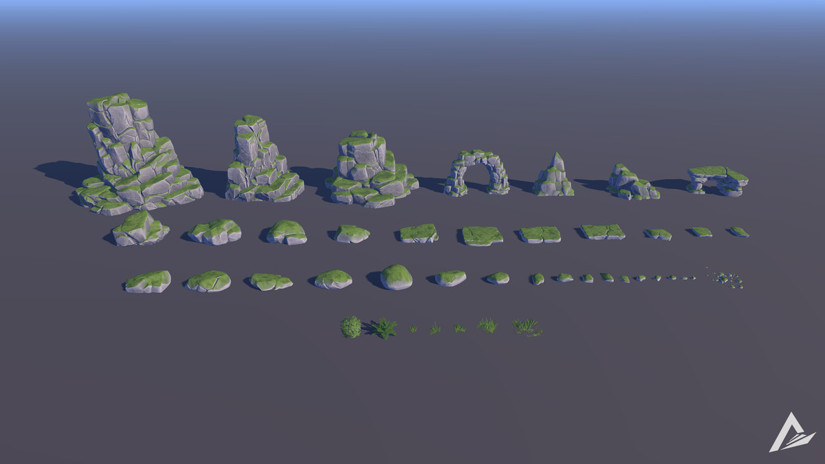 Stylized Nature - Rocks & Cliffs Pack