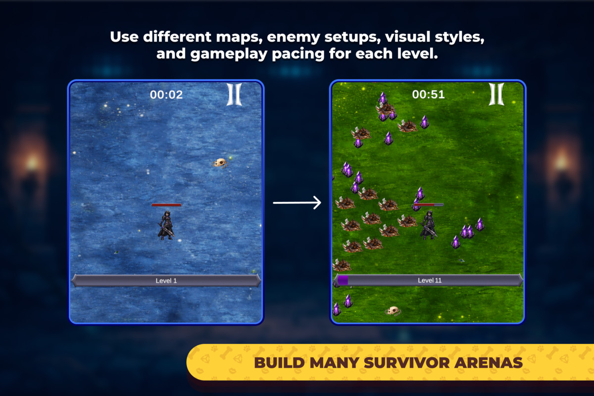 Survivor Game Core - Auto-Battler Modular Framework
