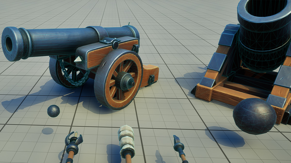 Stylized Cannons Pack