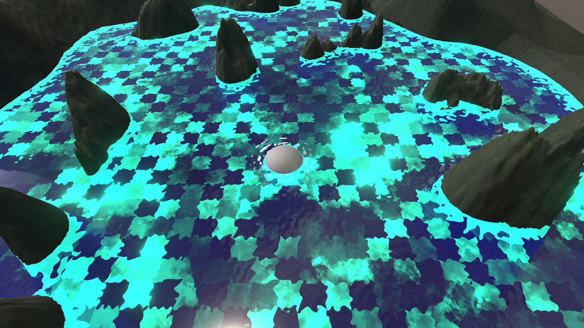 Cyber Neon Water Shader
